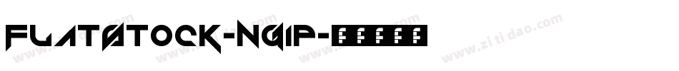 Flatstock-nG1P字体转换