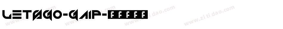 Letsgo-gA1p字体转换