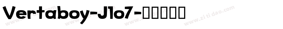 Vertaboy-J1o7字体转换