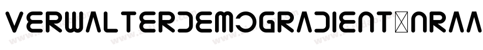 VerwalterDemoGradient-nRAaV字体转换