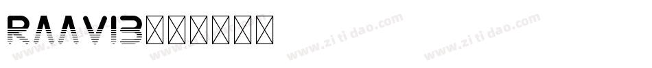 raavib字体转换