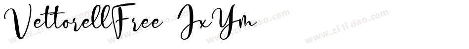 VettorellFree-JxYm字体转换