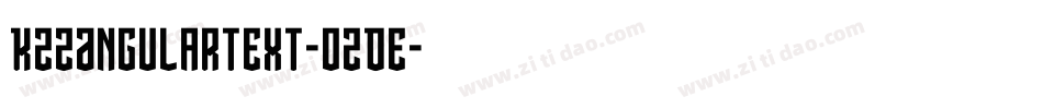 K22AngularText-O2de字体转换