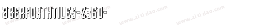 AberforthTiles-z36D字体转换