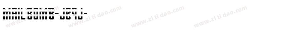 Mailbomb-jE9j字体转换