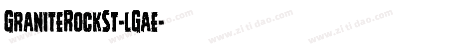 GraniteRockSt-lGae字体转换
