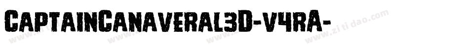 CaptainCanaveral3D-v4rA字体转换