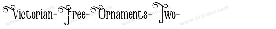 Victorian-Free-Ornaments-Two字体转换