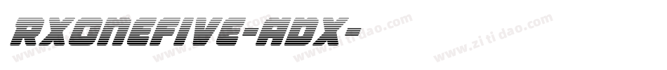 RxOnefive-Adx字体转换 RxOnefive-Adx字体转换