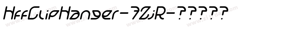 HffClipHanger-7ZjR字体转换