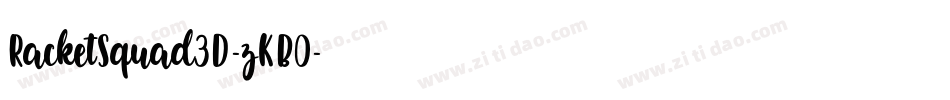 RacketSquad3D-zKB0字体转换