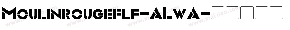 Moulinrougeflf-ALwA字体转换
