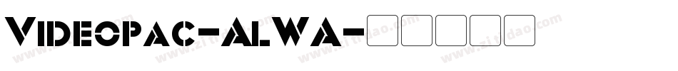 Videopac-AlWA字体转换