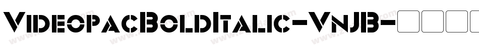 VideopacBoldItalic-VnJB字体转换 VideopacBoldItalic-VnJB字体转换