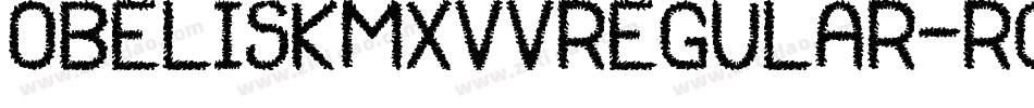 ObeliskMxvvRegular-RGj6字体转换