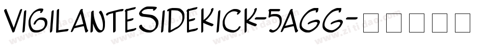 VigilanteSidekick-5aGG字体转换