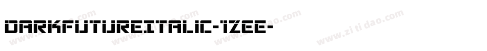 DarkFutureItalic-1ZEe字体转换