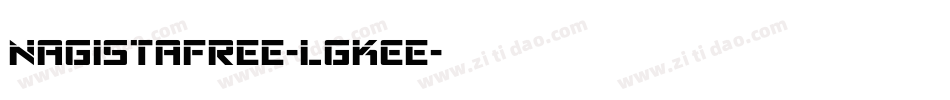 Nagistafree-lgKEe字体转换