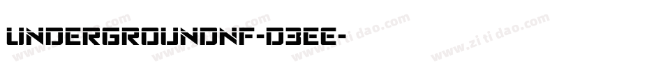 UndergroundNf-d3eE字体转换