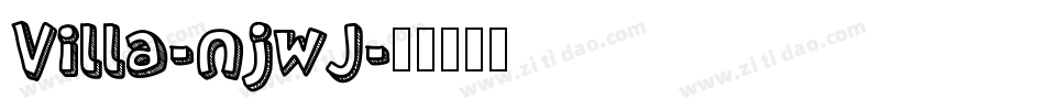 Villa-njwJ字体转换