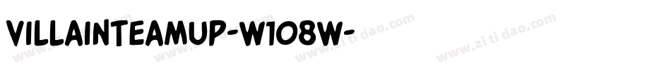 VillainTeamUp-w1o8w字体转换