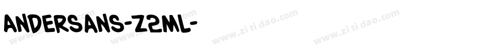 Andersans-Z2Ml字体转换