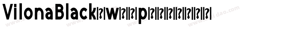 VilonaBlack-w11p6字体转换