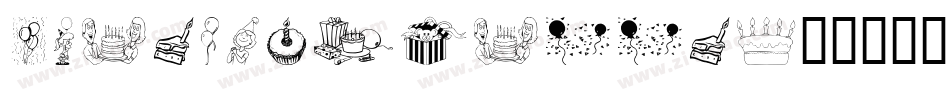 birthdaygreetz字体转换