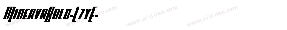 MinervaBold-L7yE字体转换