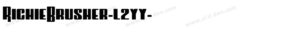 RichieBrusher-l2yy字体转换