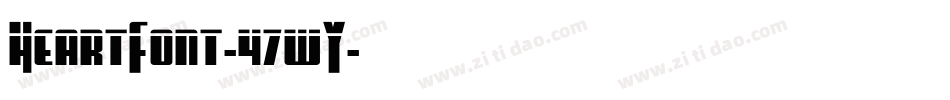 HeartFont-47wY字体转换