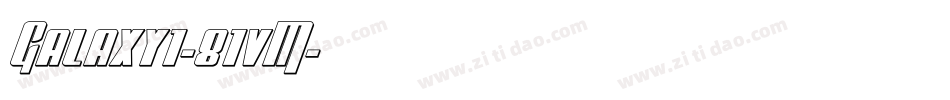 Galaxy1-81vM字体转换