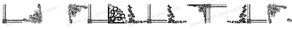 VintageDecorativeCorners10-Be0l字体转换