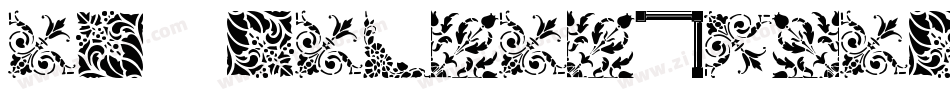 VintageDecorativeCorners17-Kadp字体转换