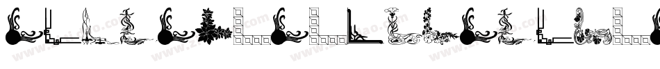 VintageDecorativeCorners30-Be05字体转换 VintageDecorativeCorners30-Be05字体转换