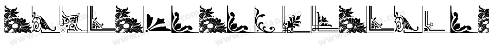 VintageDecorativeCorners31-8daz字体转换