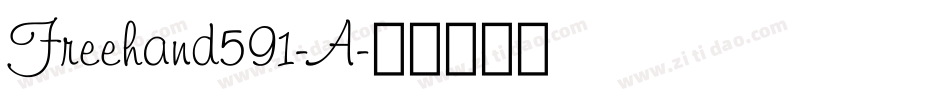 Freehand591-A字体转换