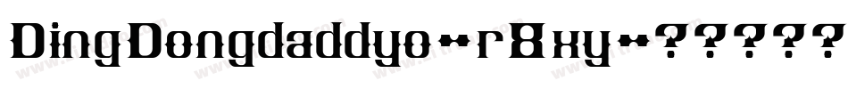 DingDongdaddyo-r8xy字体转换