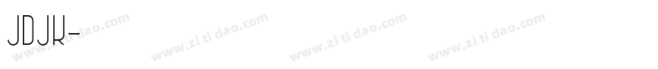 JDJK字体转换