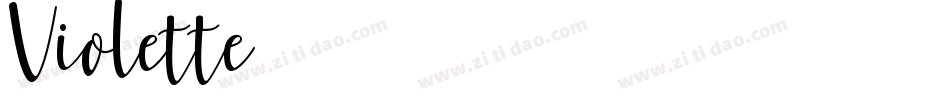 Violette字体转换