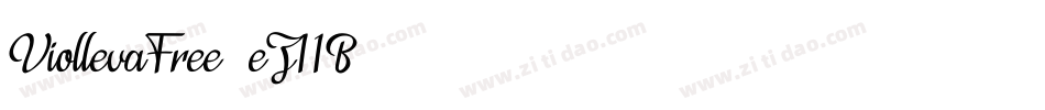 ViollevaFree-eZ11B字体转换