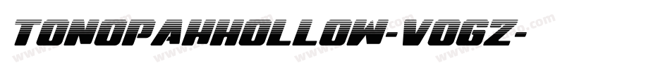 TonopahHollow-vOgZ字体转换