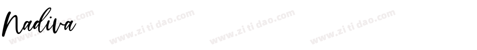 Nadiva字体转换