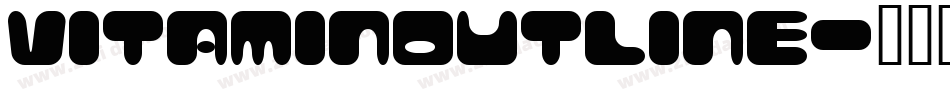 VITAMINOUTLINE字体转换