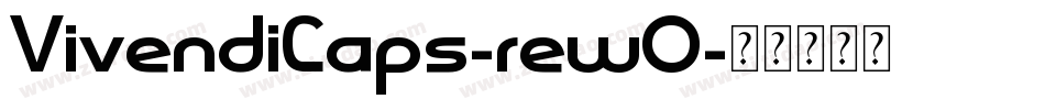 VivendiCaps-rewO字体转换