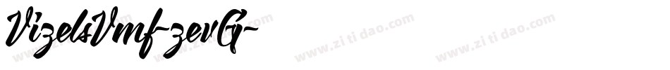 VizelsVmf-zevG字体转换
