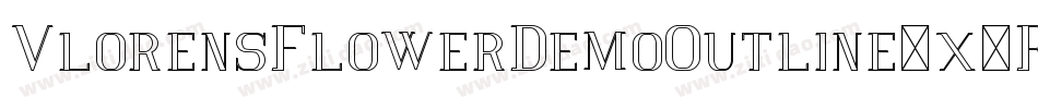VlorensFlowerDemoOutline-x3R4O字体转换
