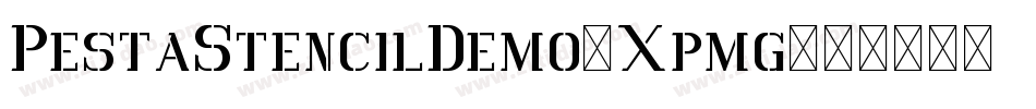 PestaStencilDemo-Xpmg字体转换