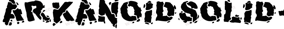 ArkanoidSolid-pgPv字体转换