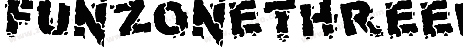 FunzoneThreeRegular-0qPv字体转换
